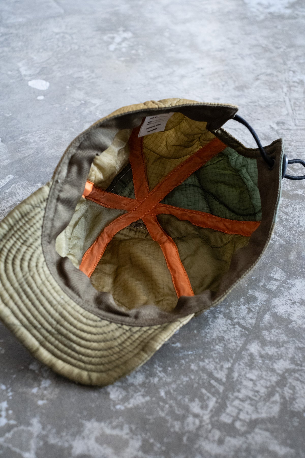 FOLD CAP U.S QUILT LINER with OLD WAPPEN③