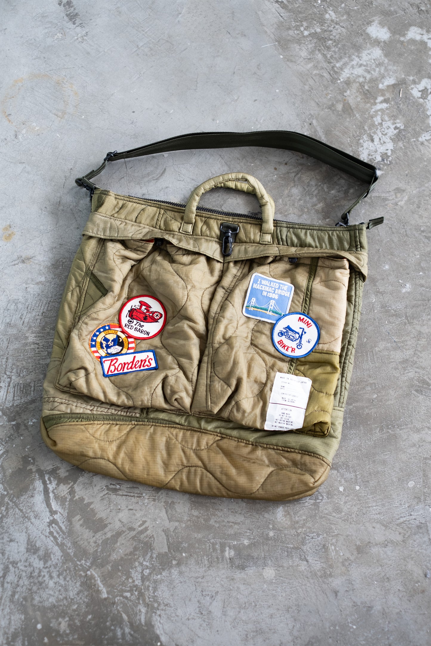HELMET BAG with OLD WAPPEN①