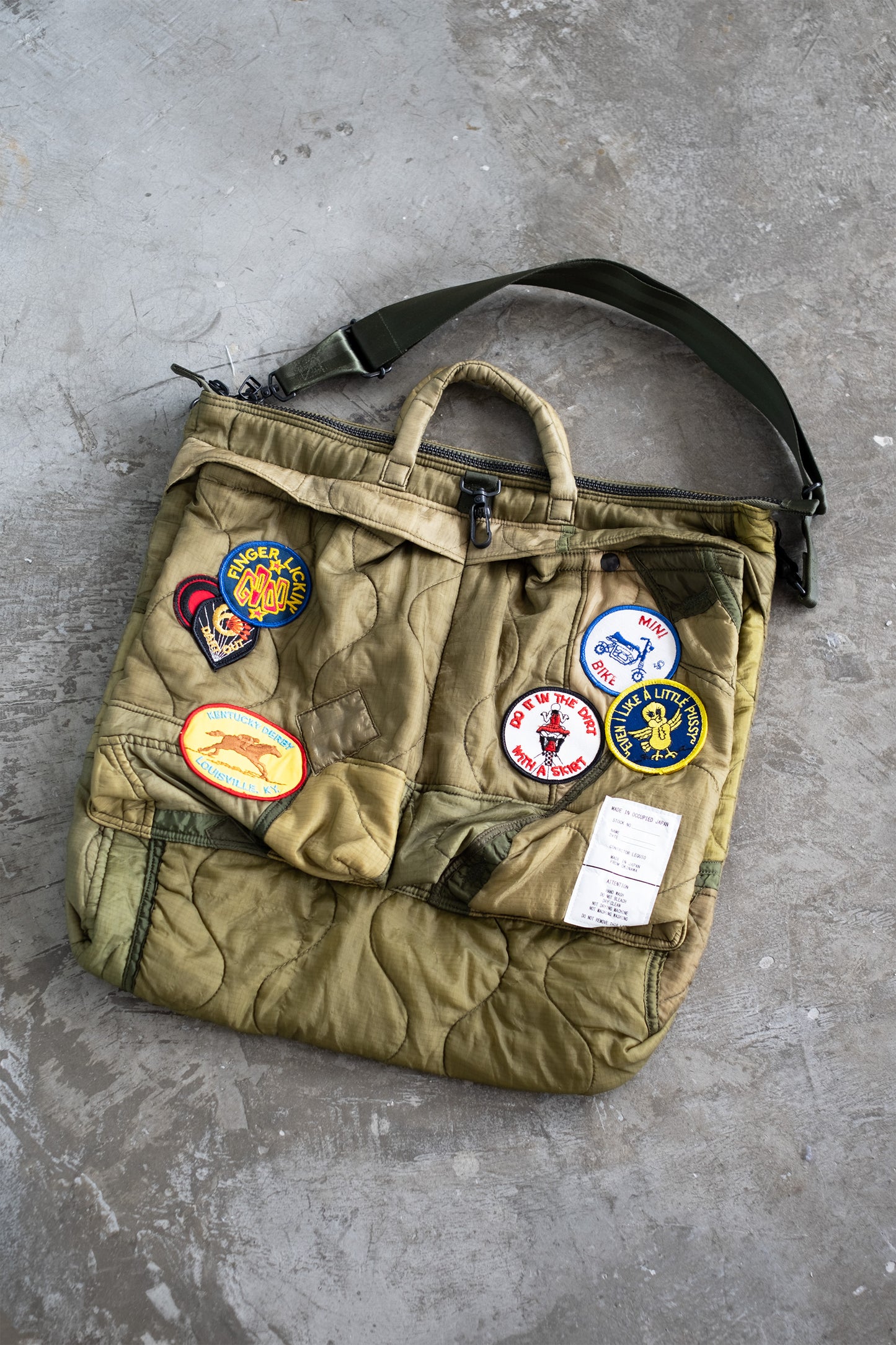 HELMET BAG with OLD WAPPEN④