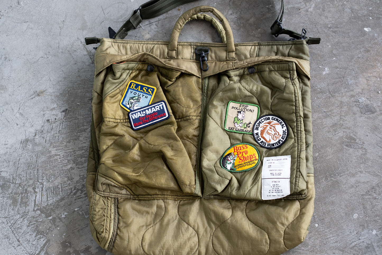 HELMET BAG with OLD WAPPEN⑤