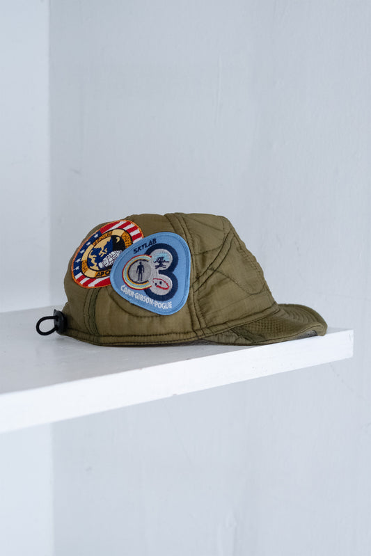 FOLD CAP U.S QUILT LINER with OLD WAPPEN②