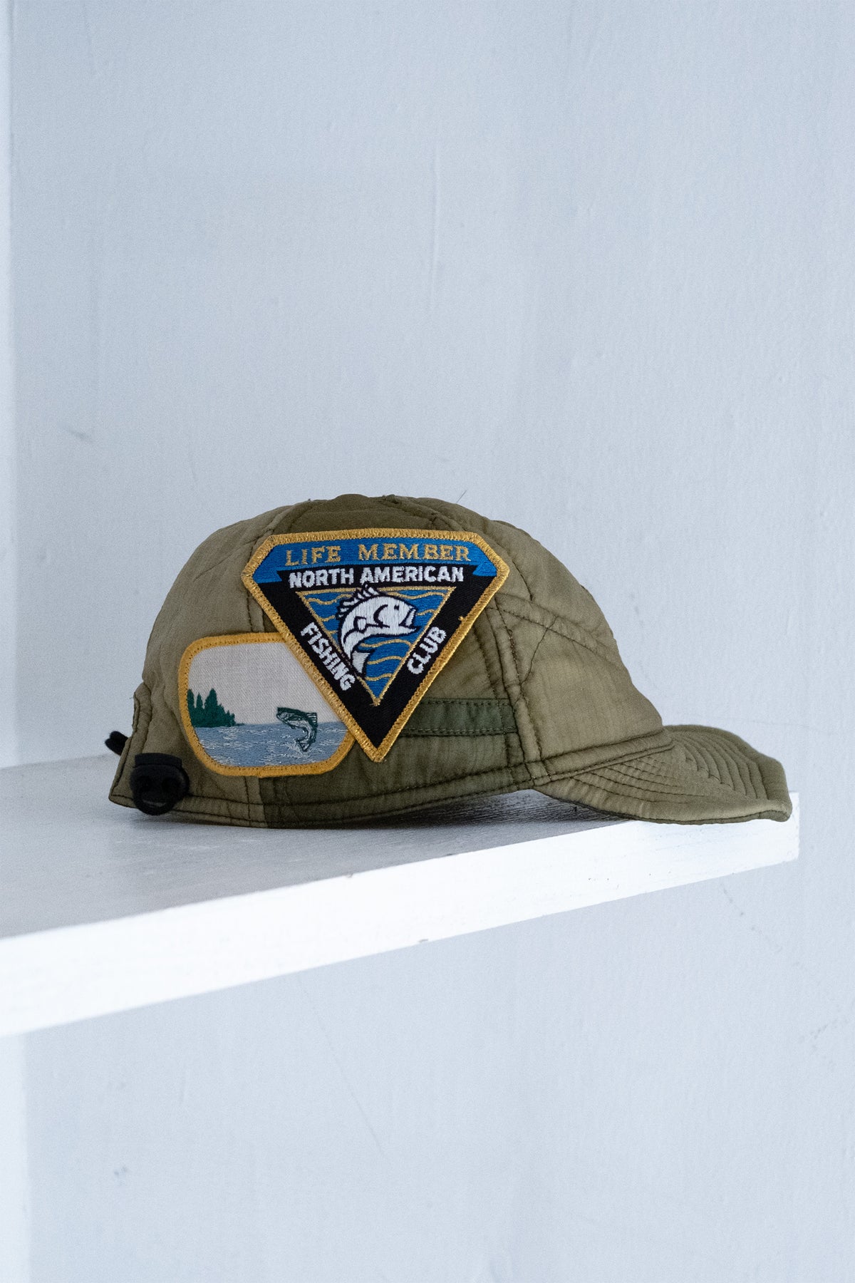 FOLD CAP U.S QUILT LINER with OLD WAPPEN①