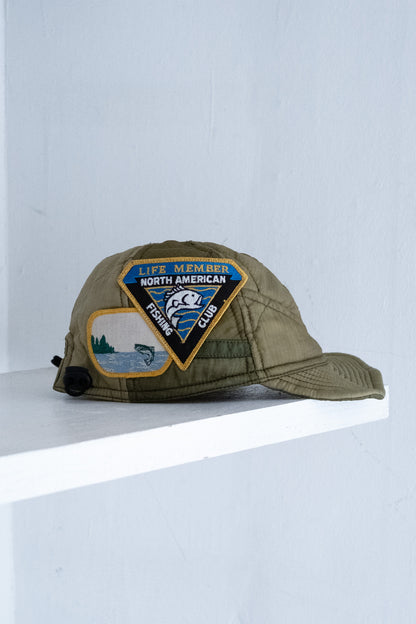 FOLD CAP U.S QUILT LINER with OLD WAPPEN①