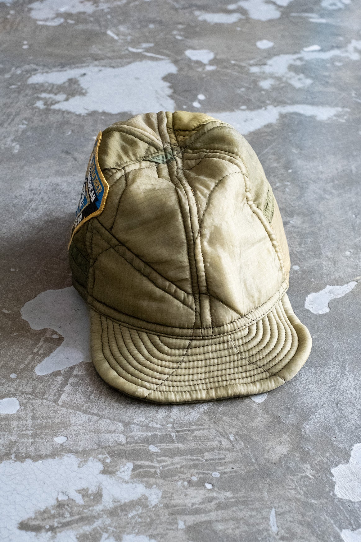 FOLD CAP U.S QUILT LINER with OLD WAPPEN①