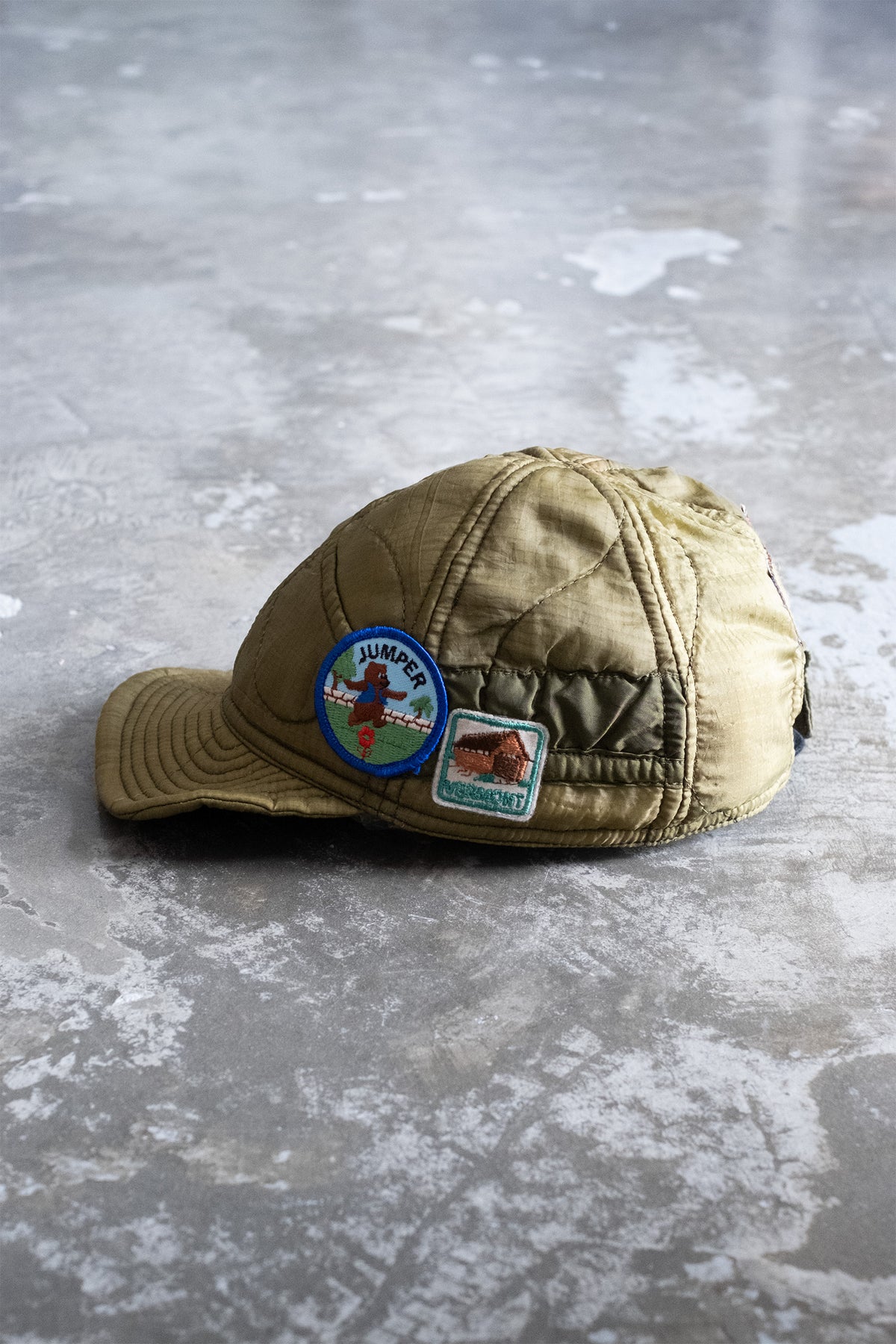 FOLD CAP U.S QUILT LINER with OLD WAPPEN③