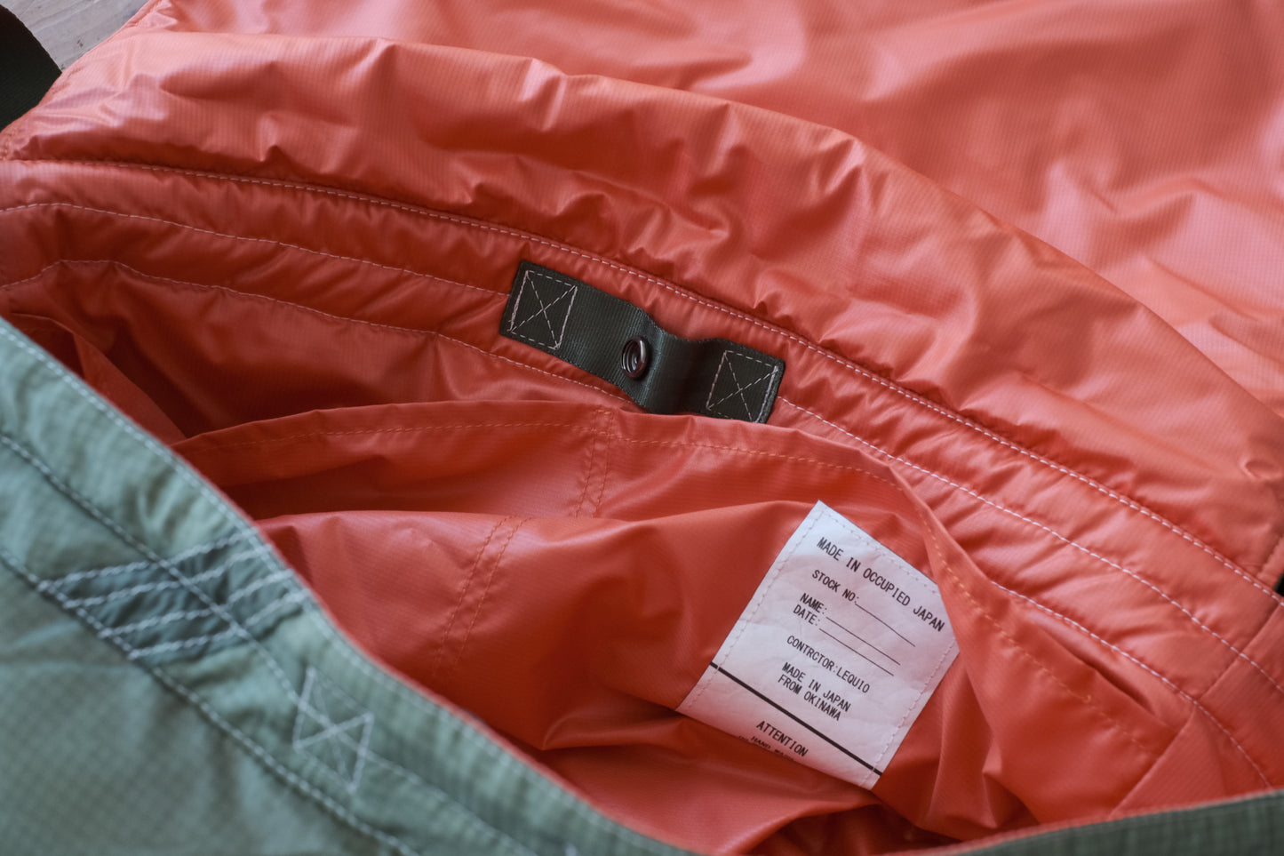 NEWSPAPER BAG PARACHUTE CLOTH